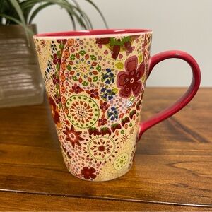 Starbucks 2007 mug colorful design, ceramic